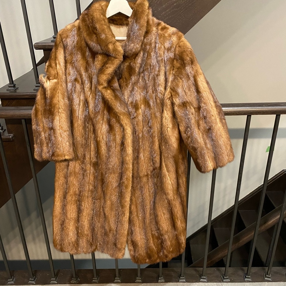 Mink-Passed down generations- was a coveted brand in the day ‘Creeds Furs’